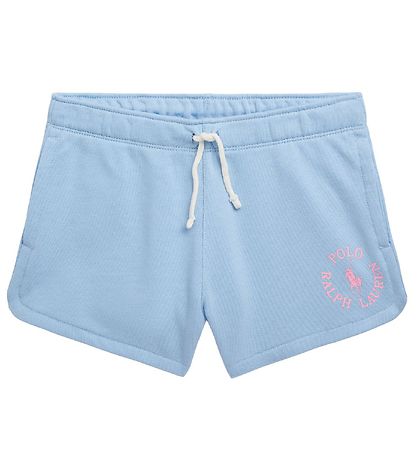 Polo Ralph Lauren Shorts - Longwood - Lyseblå m. Rosa