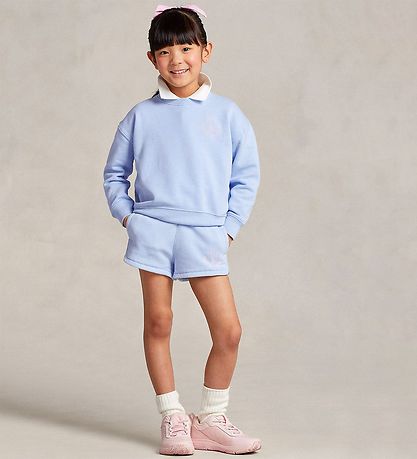 Polo Ralph Lauren Shorts - Longwood - Lyseblå m. Rosa Polo Ralph Lauren Shorts - Longwood - Lyseblå m. Rosa