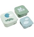 Done By Deer Snackbox - Happy Clouds - 3-pak - Grøn