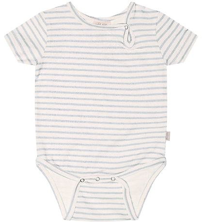 Petit Piao Body k/æ - Printed - Pearl Blue/Offwhite