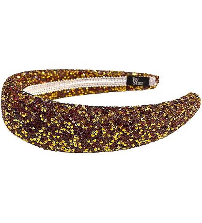 Bandeau à Cheveux By Stær - Lin - Glitter - Rouge/Or Bandeau à Cheveux By Stær - Lin - Glitter - Rouge/Or