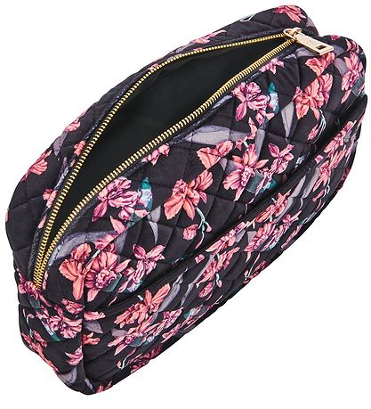 Fan Palm Toilettaske - Large - Quiltet Velour - Flawness Black Fan Palm Toilettaske - Large - Quiltet Velour - Flawness Black