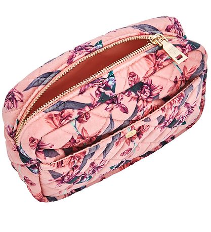 Fan Palm Toilettaske - Medium - Quiltet Velour - Flawless Rose Fan Palm Toilettaske - Medium - Quiltet Velour - Flawless Rose