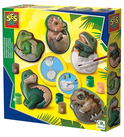 SES Creative - Støb & Mal - Dino Æg SES Creative - Støb & Mal - Dino Æg