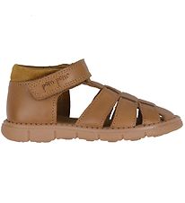 Pom Pom Sandaler - Sporty Velcro - Camel Pom Pom Sandaler - Sporty Velcro - Camel