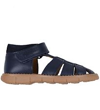 Pom Pom Sandaler - Sporty Velcro - Navy Pom Pom Sandaler - Sporty Velcro - Navy