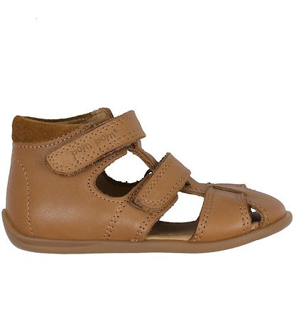Pom Pom Sandaler - Starters Two Velcro - Camel Pom Pom Sandaler - Starters Two Velcro - Camel