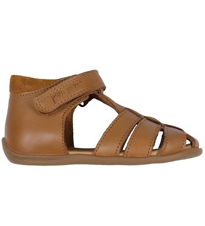 Pom Pom Sandaler - Starters Velcro - Camel Pom Pom Sandaler - Starters Velcro - Camel