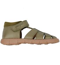 Pom Pom Sandaler - Sporty Velcro - Dusty Olive Pom Pom Sandaler - Sporty Velcro - Dusty Olive
