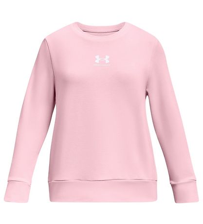 Under Armour Sweatshirt - River Terry Crew - Pink Under Armour Sweatshirt - River Terry Crew - Pink