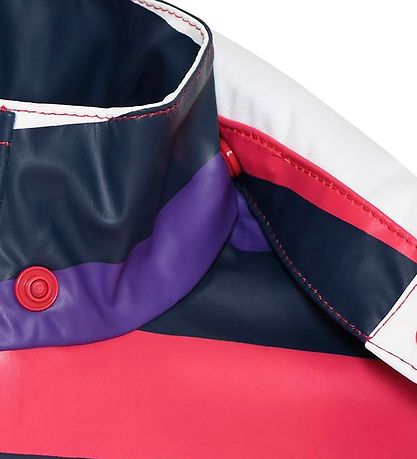 LEGO® Wear Regnjakke - PU - Jamaica 102 - Lilla/Hvid/Fuchsiastri LEGO® Wear Regnjakke - PU - Jamaica 102 - Lilla/Hvid/Fuchsiastri