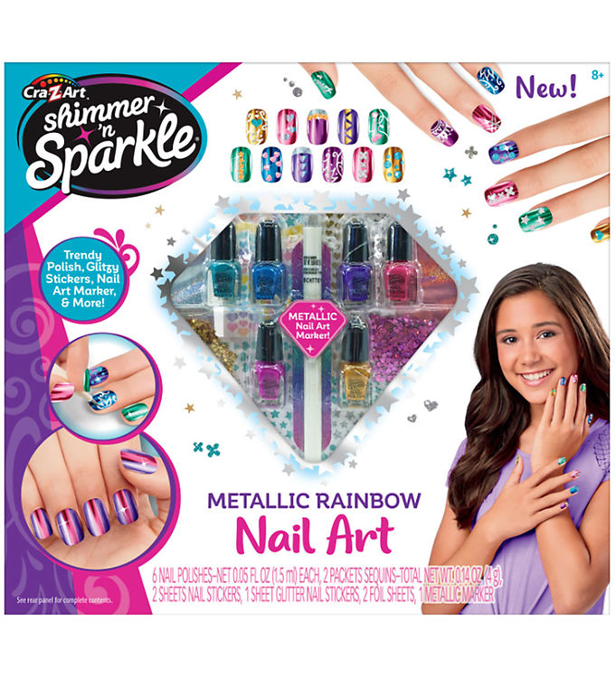 Shimmer n Sparkle SHIMMER N SPARKLE METALLIC RAINBOW NAIL ART