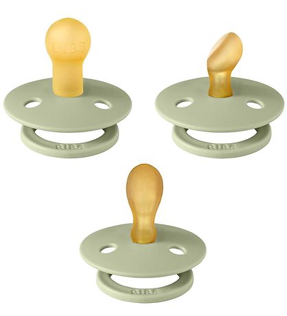BIBS Colour Schnuller - 3er-Pack - Gr. 1 - Naturgummi - Sage BIBS Colour Schnuller - 3er-Pack - Gr. 1 - Naturgummi - Sage