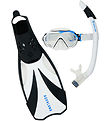 Aqua Lung Snorkelsæt - Adult - Compass - Black/White Aqua Lung Snorkelsæt - Adult - Compass - Black/White