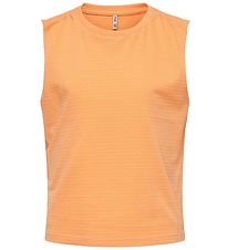 Kids Only Top - KogOlivie - Orange Chiffon Kids Only Top - KogOlivie - Orange Chiffon