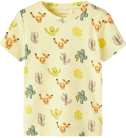 Name It T-shirt - NbnJobbi - 2-pak - Double Cream Name It T-shirt - NbnJobbi - 2-pak - Double Cream