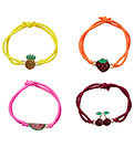 Pieces Kids Hair Tie - PkLullo - 4-Pack - May - Flame Orange