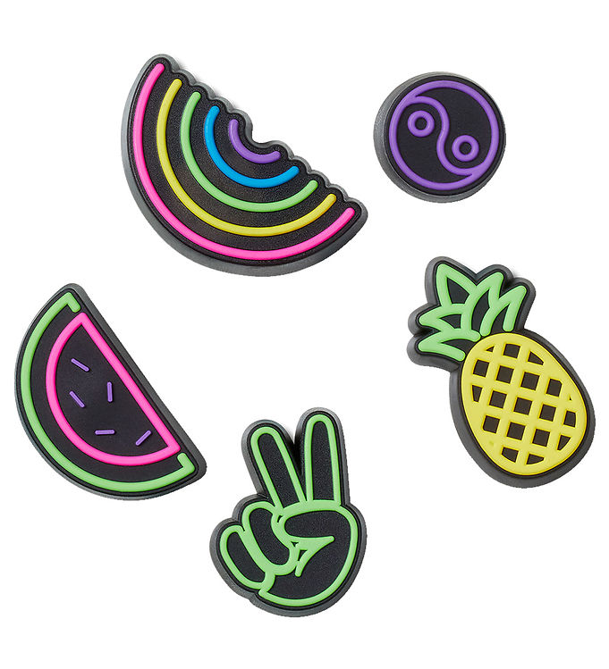 Crocs Vedhæng - Lights Up Fun - 5-Pak