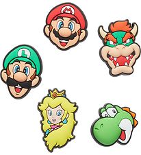 Crocs Vedhæng - Super Mario - 5-Pak Crocs Vedhæng - Super Mario - 5-Pak