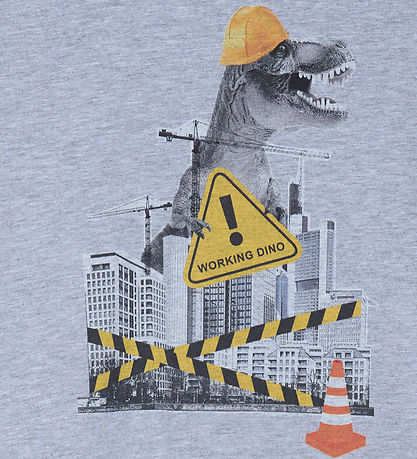 Minymo Bluse - Tap Shoe m. Dinosaur Minymo Bluse - Tap Shoe m. Dinosaur