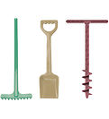 Dantoy Beach Set - 3-Pack - Drill/Rive/Showel