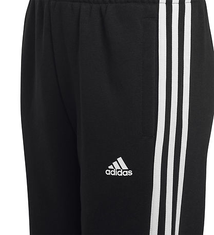adidas Performance Sweatpants - U 3S FL PANT - Sort/Hvid adidas Performance Sweatpants - U 3S FL PANT - Sort/Hvid