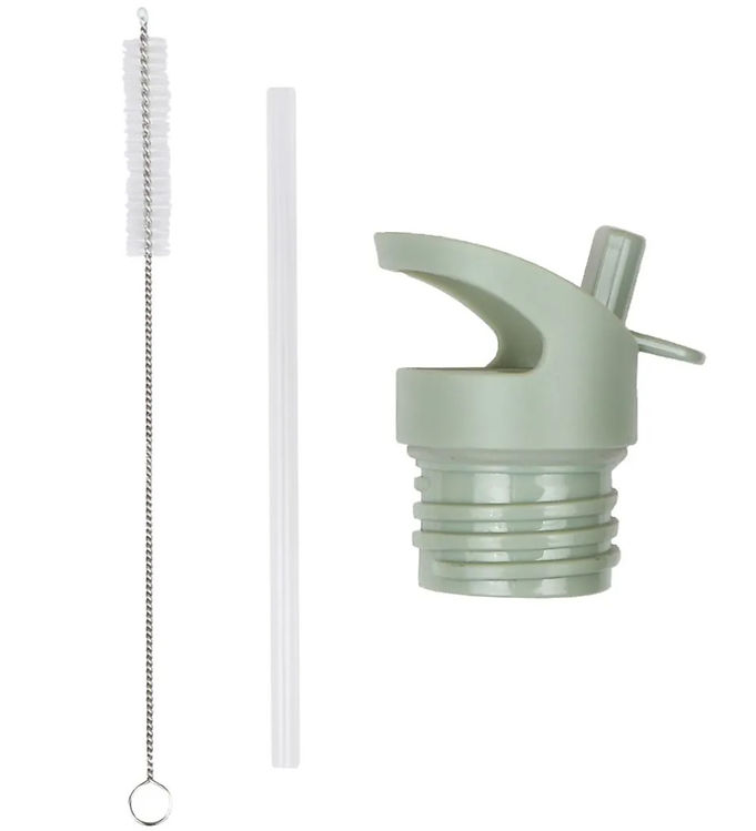 A Little Lovely Company Drikkedunk Sæt - Låg/Sugerør/Børste