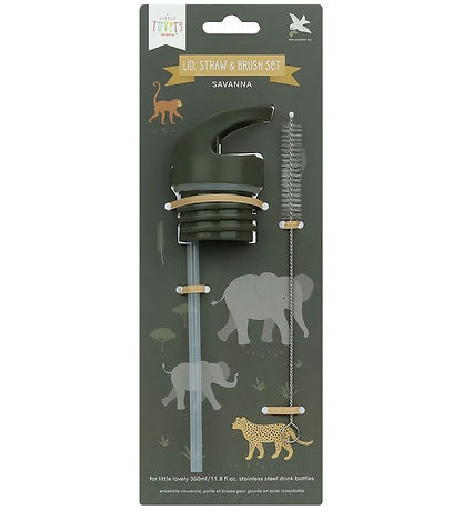 A Little Lovely Company Drikkedunk Sæt - Låg/Sugerør/Børste A Little Lovely Company Drikkedunk Sæt - Låg/Sugerør/Børste