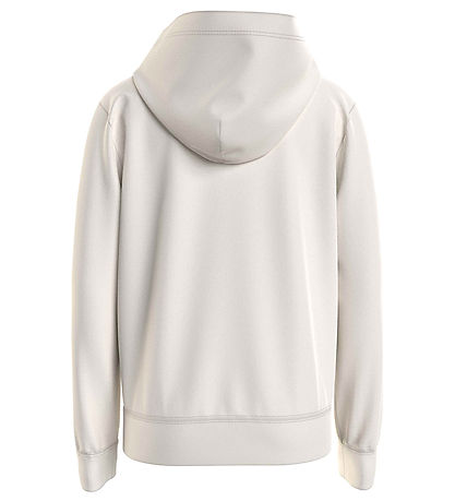 Calvin Klein Hættetrøje - Placed Brushstrokes - Whitecap Gray Calvin Klein Hættetrøje - Placed Brushstrokes - Whitecap Gray