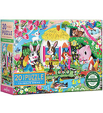 Eeboo Puslespil - 20 Brikker - 28x38 cm - Forår Eeboo Puslespil - 20 Brikker - 28x38 cm - Forår