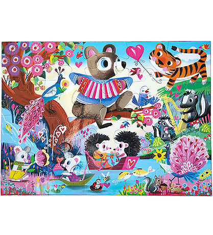 Eeboo Puslespil - 20 Brikker - 28x38 cm - Holder Af Eeboo Puslespil - 20 Brikker - 28x38 cm - Holder Af