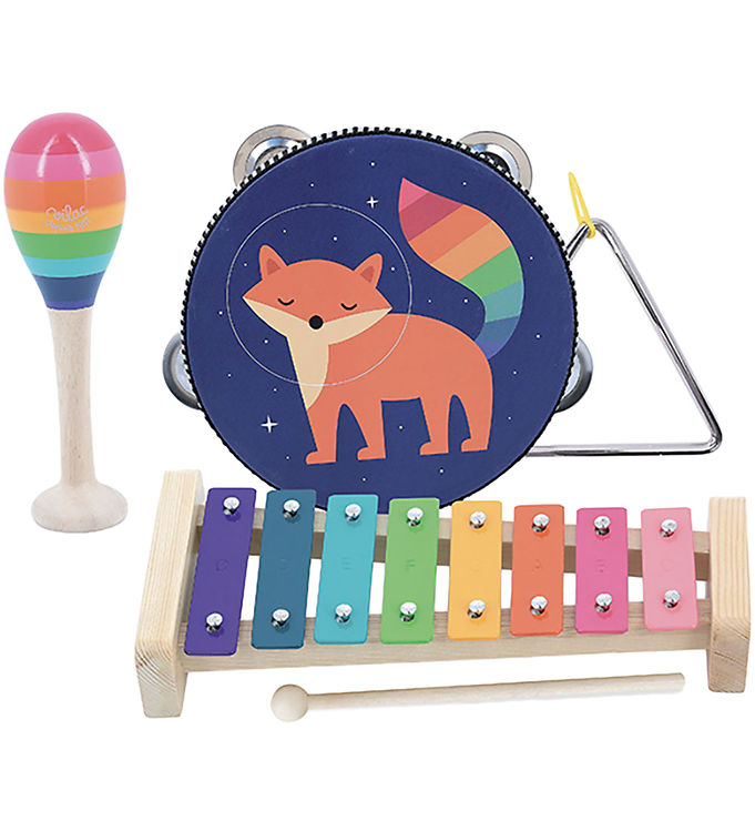 Vilac Musiksæt - 4 Instrumenter - Rainbow Af Andy Westface