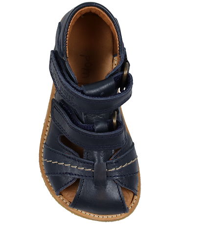 Pom Pom Sandaler - Rub Sole Two - Navy Pom Pom Sandaler - Rub Sole Two - Navy
