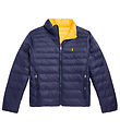 Polo Ralph Lauren Dynejakke - Vendbar - Classics - Navy/Gul Polo Ralph Lauren Dynejakke - Vendbar - Classics - Navy/Gul