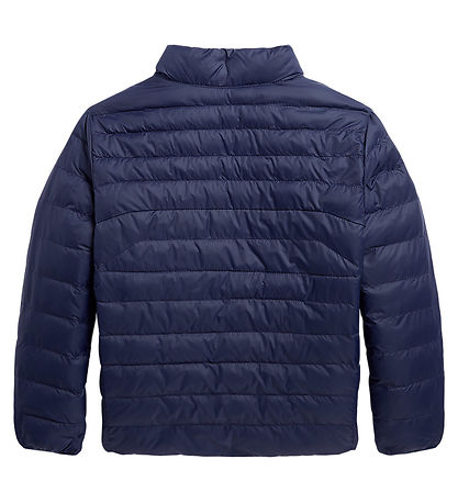 Polo Ralph Lauren Dynejakke - Vendbar - Classics - Navy/Gul Polo Ralph Lauren Dynejakke - Vendbar - Classics - Navy/Gul