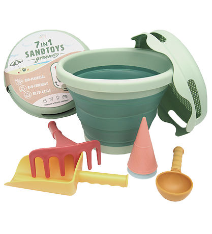 Compact toys Strandsæt - 7 dele - Grøn
