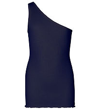 Rosemunde Top - Rib - One Shoulder - Navy Rosemunde Top - Rib - One Shoulder - Navy