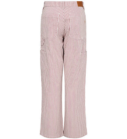 Sofie Schnoor Girls Jeans - Stribet - Red