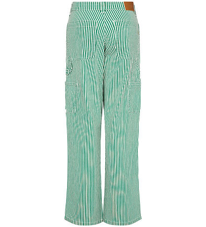 Sofie Schnoor Girls Jeans - Stribet - Green Sofie Schnoor Girls Jeans - Stribet - Green