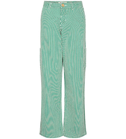 Sofie Schnoor Girls Jeans - Stribet - Green Sofie Schnoor Girls Jeans - Stribet - Green