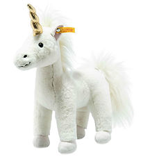 Steiff Bamse - 27 cm. - Unica Unicorn - Hvid Steiff Bamse - 27 cm. - Unica Unicorn - Hvid
