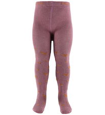 Melton Strømpebukser - Hearts Tights - Grape Shake Melton Strømpebukser - Hearts Tights - Grape Shake