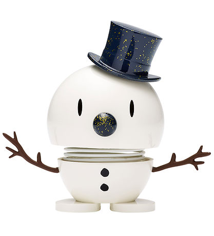 Hoptimist Small Snowman - White/Blue Hoptimist Small Snowman - White/Blue