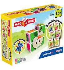 Geomag Magnetsæt - Magicube Printed Fruits - 4 Dele