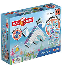 Geomag Magnetsæt - Magicube Printed Sea Animals - 6 Dele