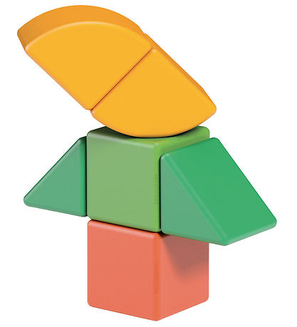 Geomag Magnetsæt - Magicube 3 Shapes Recycled - 6 Dele