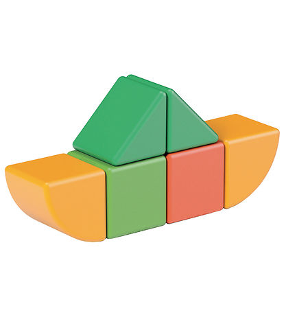 Geomag Magnetsæt - Magicube 3 Shapes Recycled - 6 Dele