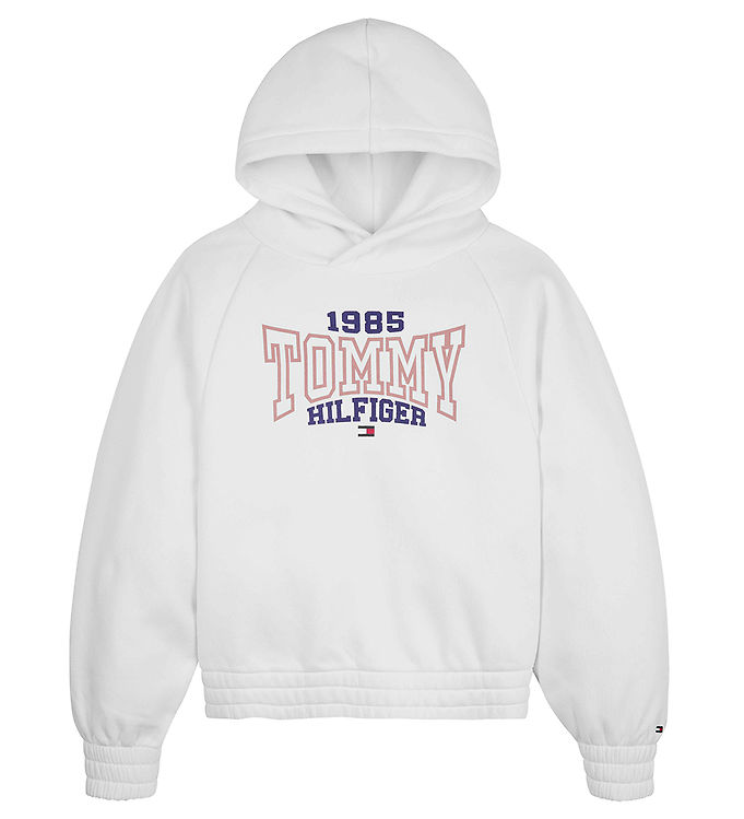 Tommy Hilfiger Hættetrøje - 1985 Varsity - Hvid