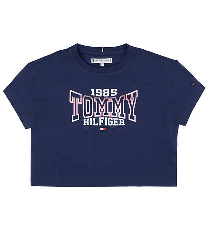 Tommy Hilfiger T-Shirt - 1985 Varsity Tee - Navy Voyage Tommy Hilfiger T-Shirt - 1985 Varsity Tee - Navy Voyage