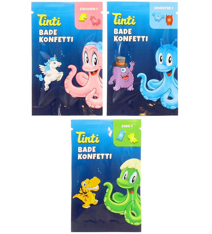 Tinti Badekonfetti - Assorteret - Farverig